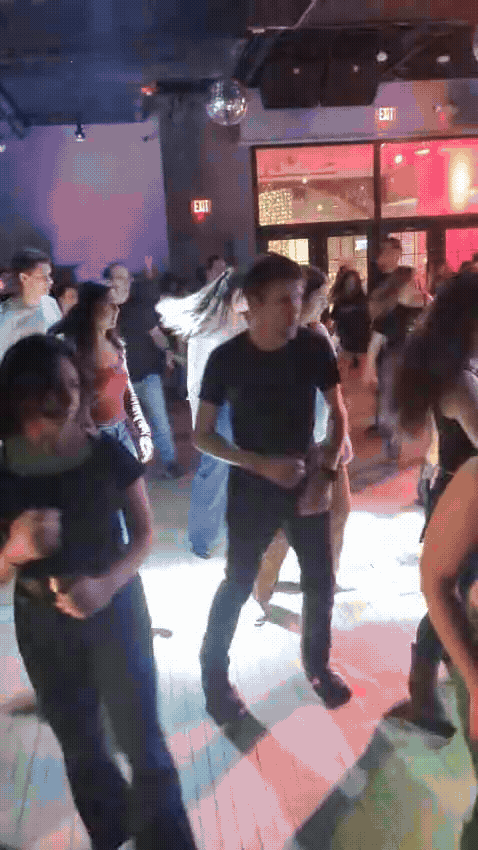 Me line dancing (phenomenally)